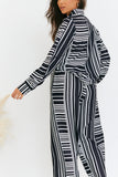 Abstract Stripe Shirt