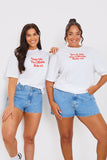 Teach Me The Offside Rule' Slogan T-Shirt