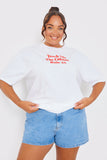 Teach Me The Offside Rule' Slogan Football T-Shirt