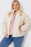 Cord Puffer Coat