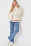 Cord Puffer Coat