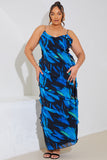 Ruffle Detail Maxi Dress
