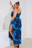 Ruffle Detail Maxi Dress