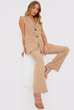 Sleeveless Oversized Blazer