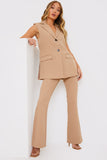 Sleeveless Oversized Blazer