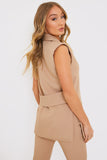 Sleeveless Oversized Blazer