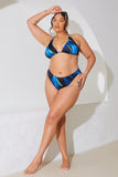 Absract Print Boomerang Bikini Bottoms