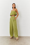 Linen Crop Top