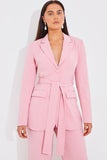 Tailored Belted Blazer