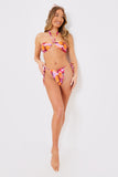 Abstract Print Tie Side Bikini Bottoms