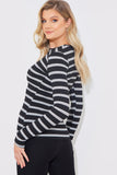 Striped Ribbed Long Sleeve Top