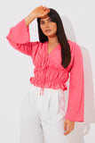 Shirred Detail Blouse