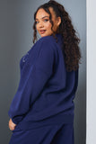 Active' Circle Slogan Sweater