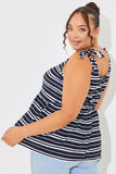 Tie Shoulder Smock Top