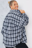 Check Oversized Shirt