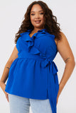 Frill Wrap Top