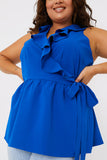 Frill Wrap Top