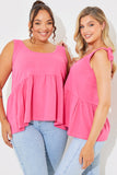 Tie Shoulder Smock Top