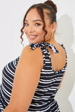 Tie Shoulder Smock Top