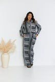 Abstract Stripe Trouser