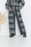 Abstract Stripe Trouser