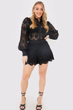 Lace Shorts Co Ord