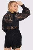 Lace Shorts Co Ord