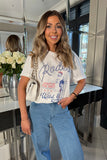White Rodeo Graphic T-Shirt
